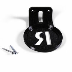 Настенный кронштейн-полка для Яндекс станций (Алиса) Лайт (первое поколение) 3D печать, черный