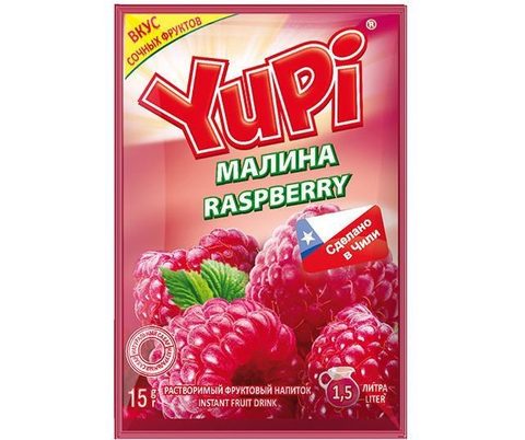 Растворимый напиток Yupi малина 15 г