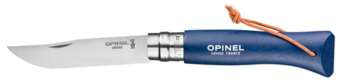 Нож складной перочинный Opinel Tradition Trekking №08, 190 mm, синий (002212)