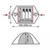 Картинка палатка туристическая Tramp TRT-26 зеленый - 8