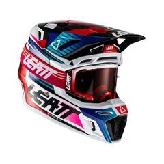 Кроссовый шлем Leatt 8.5 V22 + очки Velocity 5.5 Royal M (57-58см)