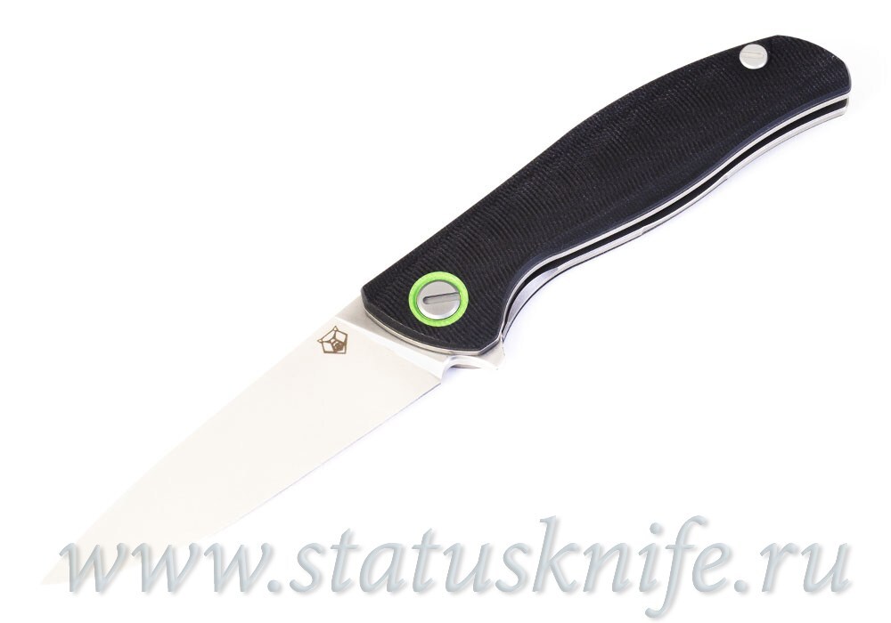 Нож Широгоров F3 Elmax Black Canvas Micarta Green SRBS