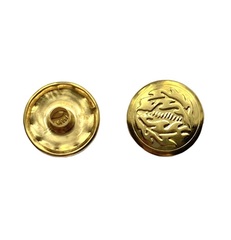 Кнопки Alfa 15мм, NEW, Розница  (упак.50 шт) Цвет: Золото