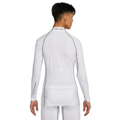 Термобелье Nike Pro Dri-Fit Tight LS Mock M - white/black/black