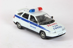 VAZ-2112 Lada Police 75 years GAI GIBDD Agat Mossar Tantal 1:43