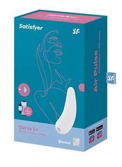 Белый вакуум-волновой стимулятор Satisfyer Curvy 2+ - 