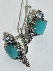 Алла (серьги из серебра)