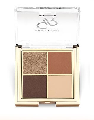 Golden Rose Тени для век QUATTRO EYESHADOW PALETTE 04 COFFEE DREAM