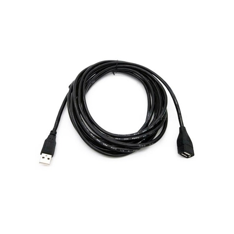 Кабель USB 2.0 (m) - USB 2.0 (f) (папа-мама) 3м (Черный)