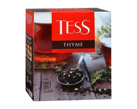 купить Чай черный в пакетиках Tess Thyme 100 пак/уп, 1,5 г