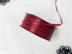 Лента атласная, ш. 3 мм, бордовый