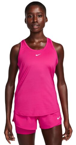Топ теннисный Nike Dri-Fit One Slim Tank - fireberry/white