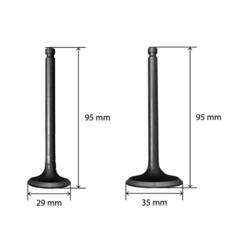 Клапан впускной и выпускной UNITED PARTS UNITED PARTS UD186 (впуск d29мм, выпуск d35мм)