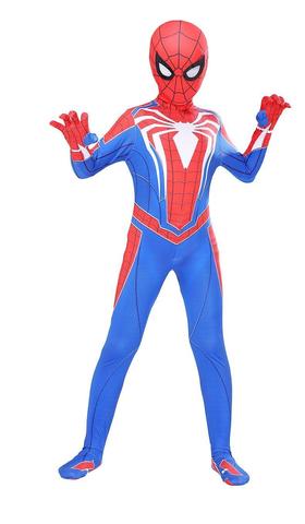Человек паук детский костюм с белой эмблемой