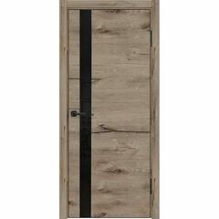 Купить Межкомнатная дверь экошпон ЛУ-45 пацифик остеклённая