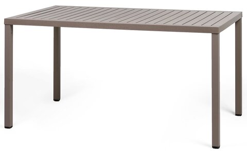 Стол пластиковый обеденный Nardi Cube 140x80, тортора