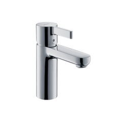 Смеситель для раковины однорычажный с донным клапаном Hansgrohe Metris S 31060000 фото