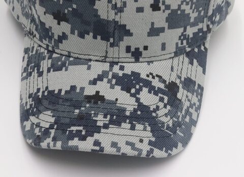 Картинка кепка Skully Wear 451 grey-pixel - 4