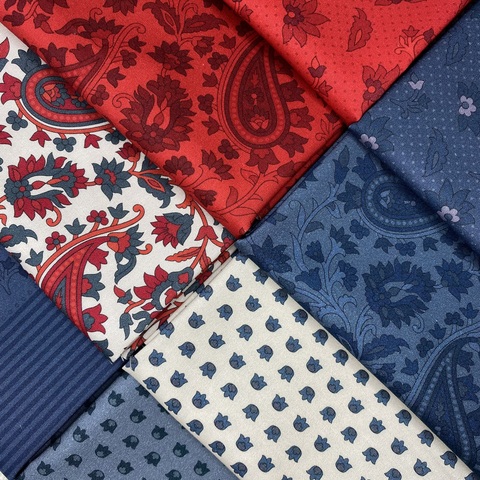Набор ткани для пэчворка Русские сезоны 1 JulidoQuilt