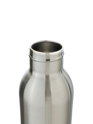 Термос Bugatti B Bottle Twin steel with red lid steel BBT-SS800I3