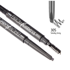 TF CEB03 Карандаш для бровей механический с щеточкой BROW ACADEMY тон 305 дымчатый серый
