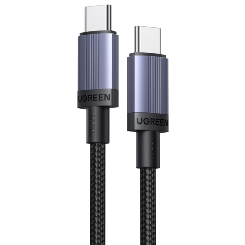 Кабель зарядный  UGREEN L528 (65832) USB-C to USB-C PD Fast Charging Cable 100W Max. Длина: 1м. Цвет: серый космос