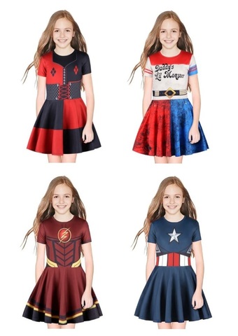Супергероини костюм для девочки