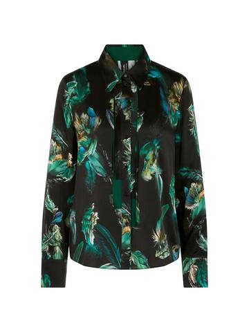 Marc Cain Блуза из шелка с принтом