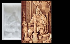 Силиконовый молд Панно Ярл (Картины Ожиганова Славянский мир)