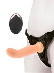 Женский вибрострапон Erokay MK-6802 FLS, 14 см, с пультом