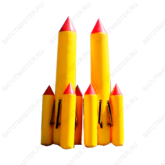 Надувная командная игра "Летучая ракета"