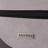 Сумка Саломея 325 мульти итальянский серо-черный