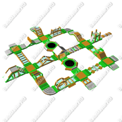 Аквапарк "Тропическое приключение" 50*50*3 м