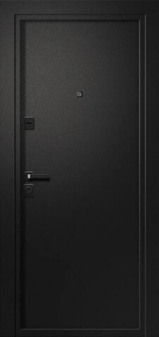 Теплая дверь входная Ретвизан Медея (внутреннее открывание), 2 замка, 1,4 мм металл, (черный сатин+снежный бетон) #2