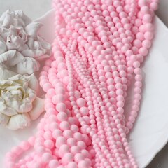 Майорка зефирно-розовая 8 мм, 1 нить, МА210