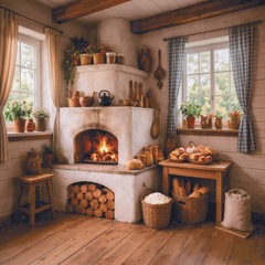 Кухня традиционная №1 - фон неопреновый