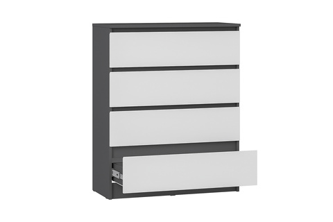 Комод Шарм графит / белый