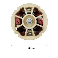 Двигатель эл. переменного тока DDE ET650 резьба М6 правая (2AG90017R) (910-591-23)