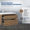 Aquanet 365923 Тумба с раковиной Nova Lite 2.0 90 L 2 ящ. цв. дуб рустикальный (365923)