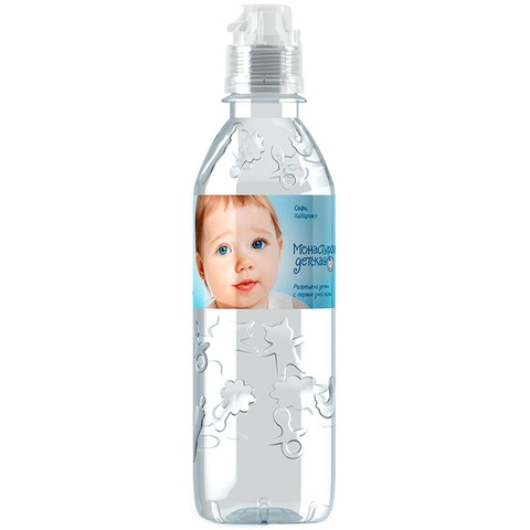 Вода питьевая для детского питания «Монастырская детская» 0,33л 0+