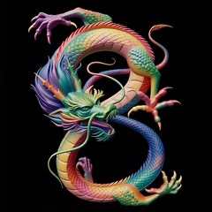 Силиконовый молд № 0312 Дракон левый