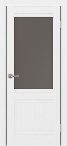 Турин_502U.21.30 ЭКО-шпон Белый лёд-Бронза матовое/Щит МДФ