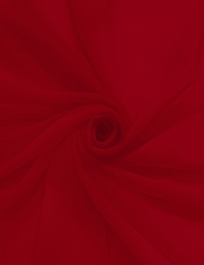 Ткань Шифон, 80 гр/м2, 150 см, ярко-красный