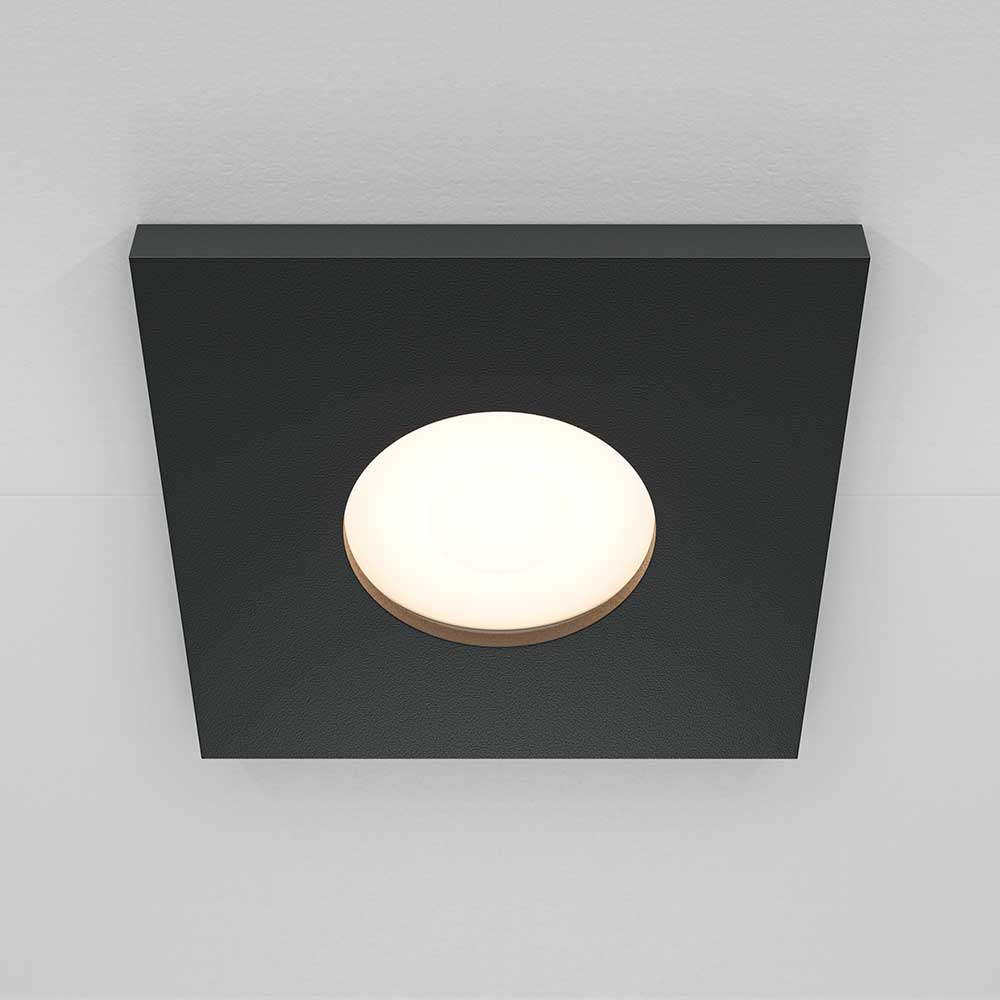 Встраиваемый светильник Maytoni Technical Stark DL083-01-GU10-SQ-B