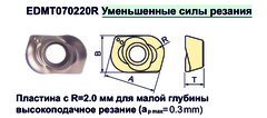 Пластинa фрезерная EDMT070220R JM4160    Hitachi  (Moldino)