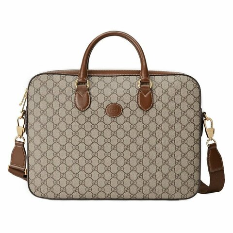Портфель Gucci с переплетенными буквами G