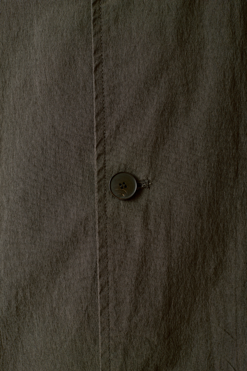 Темно-коричневый хлопковый тренч Heathen