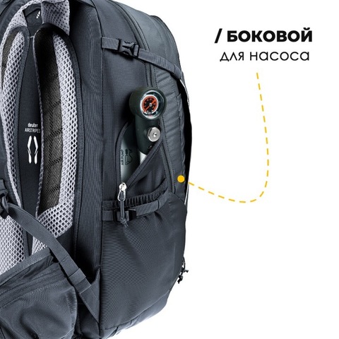 Картинка рюкзак велосипедный Deuter Trans Alpine 30 black - 12
