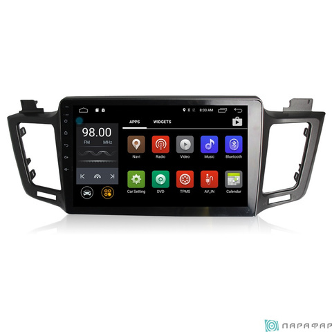 Штатная магнитола для Toyota RAV-4 на Android 6.0 Parafar PF468Lite
