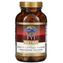 Garden of Life, FYI Ultra, универсальная формула для суставов и хрящей, 120 вегетарианских капсул UltraZorbe